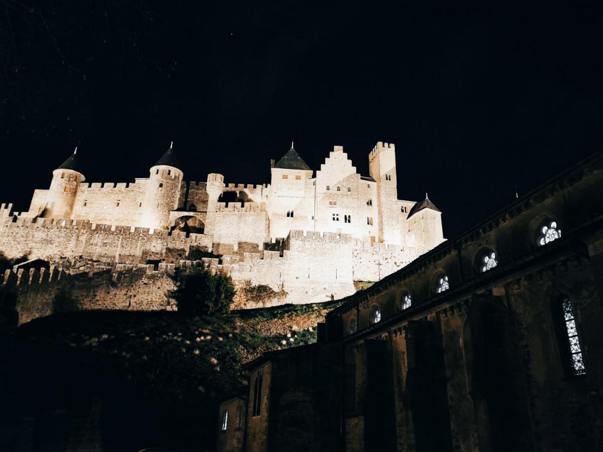 Le Bokeh - Face A La Cite Medievale Carcassonne Ngoại thất bức ảnh
